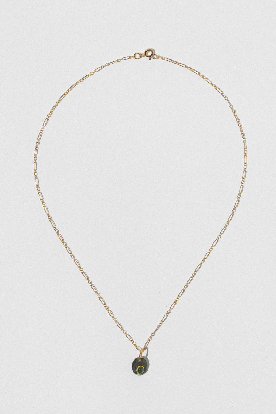 CGM Jewelry Stonelight Labradorite + Moss Agate Necklace