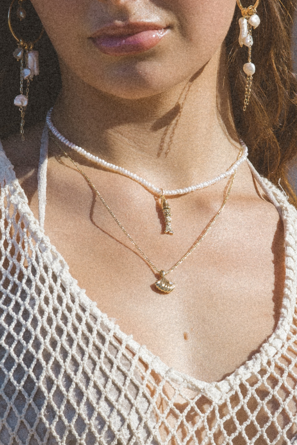 Child of Wild Jewelry Gold / 20 Inches Stonesteps Shell Necklace