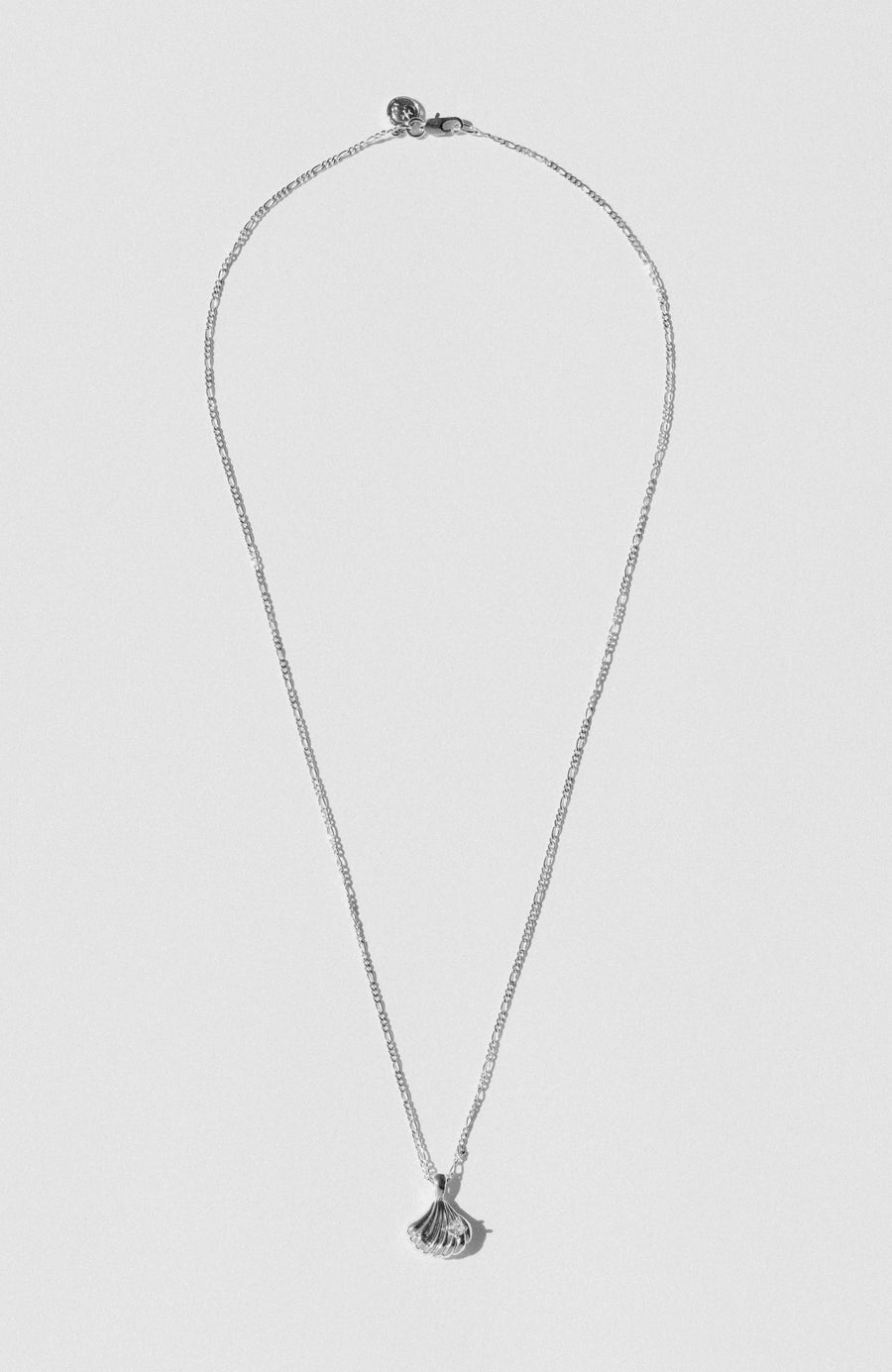 Donna Italiana Jewelry Silver / 20 Inches Stonesteps Shell Necklace .:. Silver
