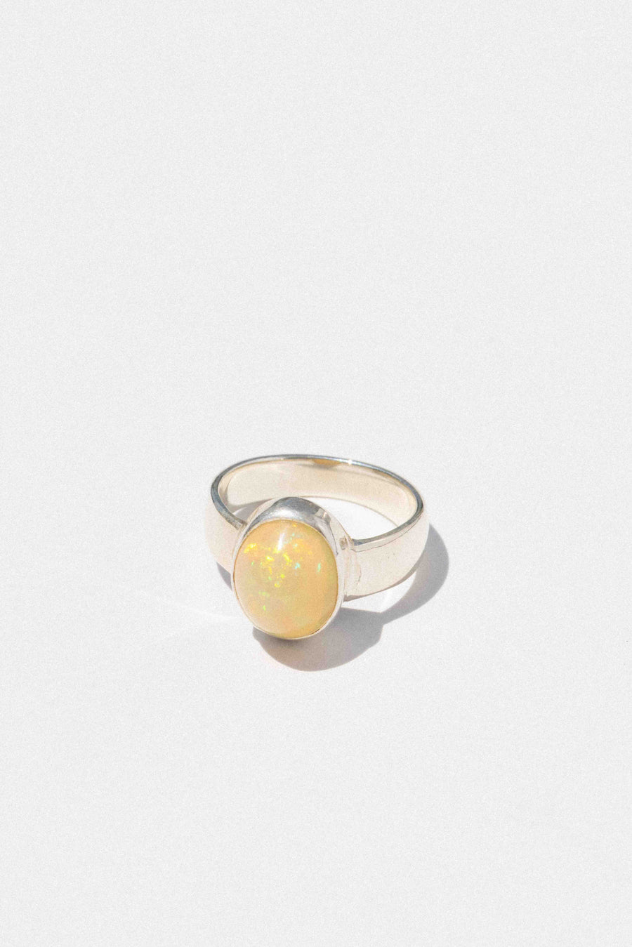 Goddess Jewelry Silver / US 7 Sunlit Opal RIng