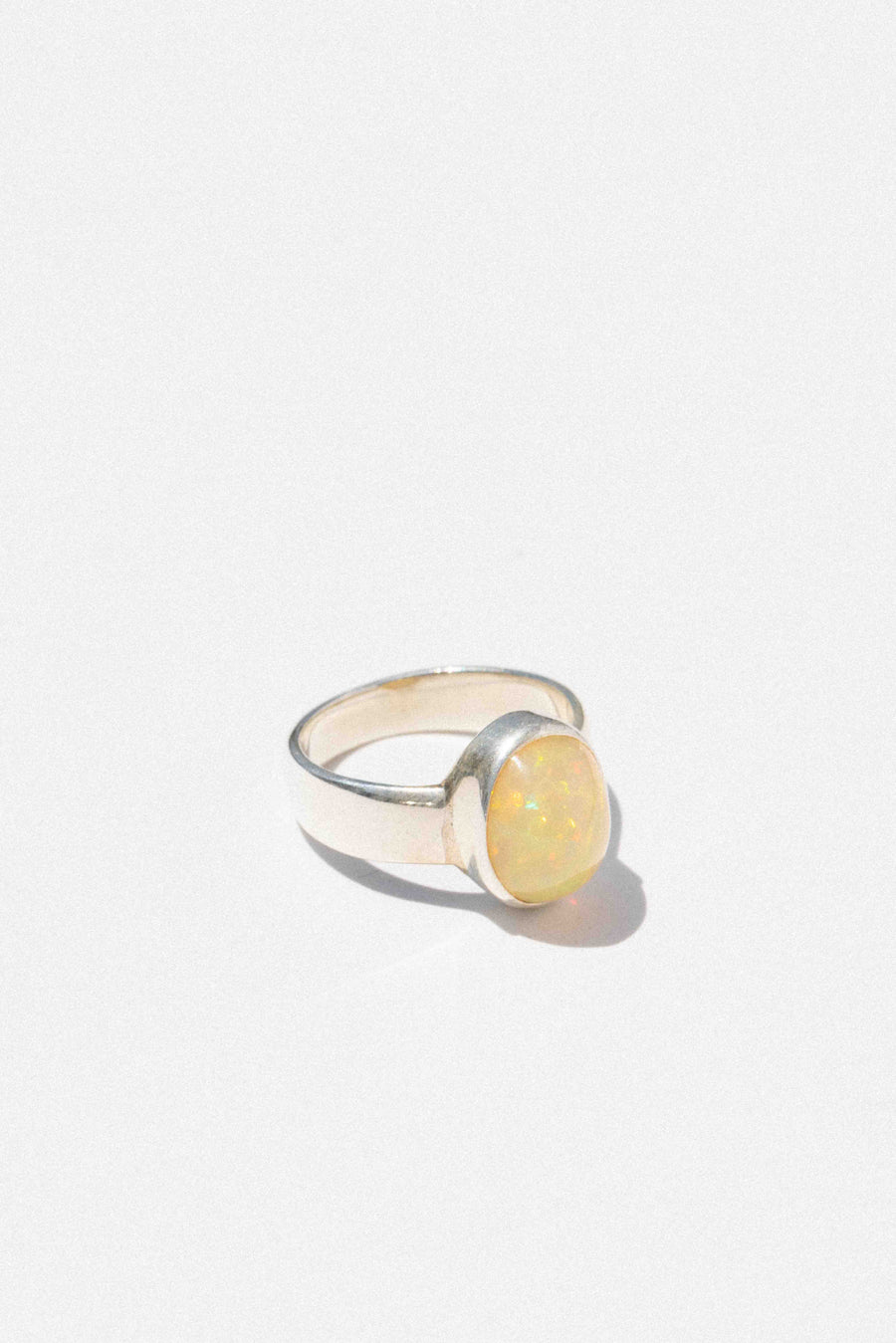 Goddess Jewelry Silver / US 7 Sunlit Opal RIng