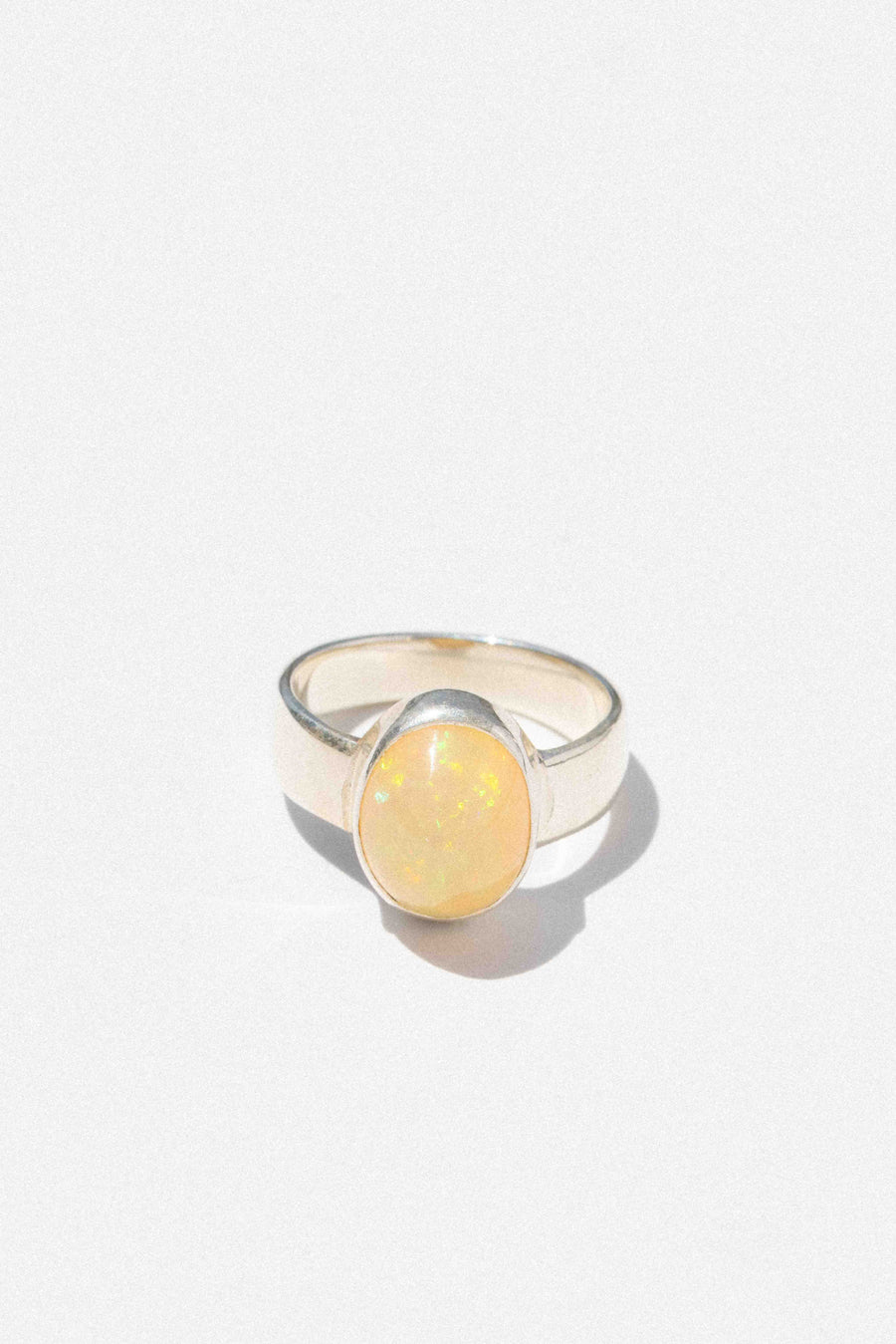Goddess Jewelry Silver / US 7 Sunlit Opal RIng
