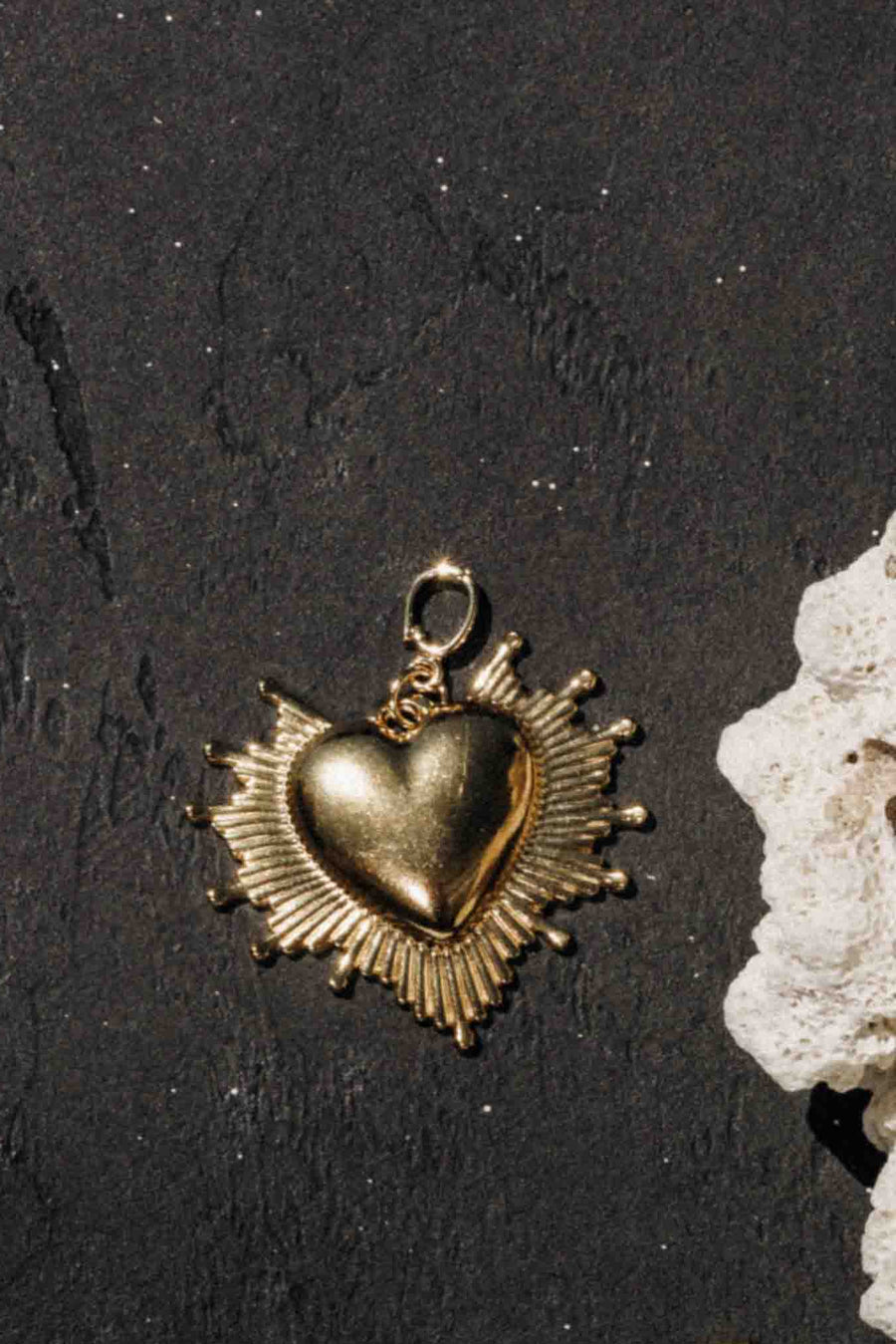 DLUXCA Jewelry Gold / Flaming Heart / Exchange Only Sunwashed Bikini Charms