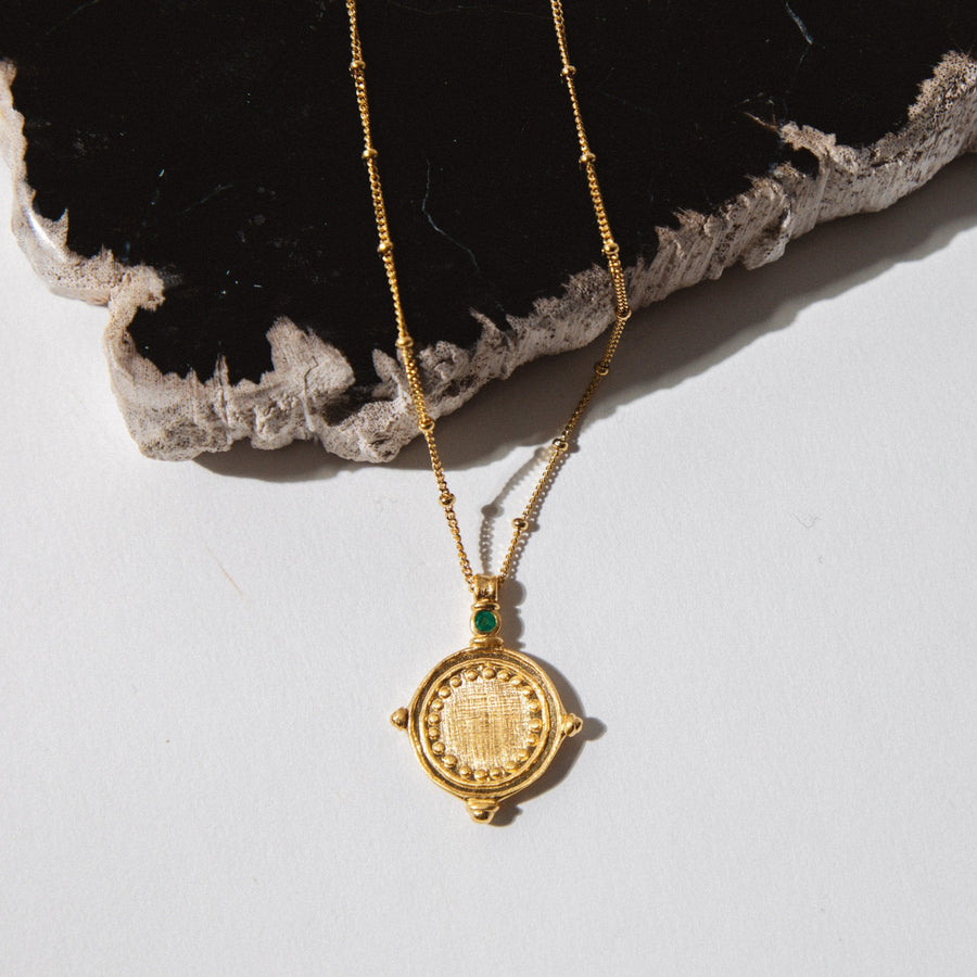 Temple of the Sun Jewelry Gold / 14 inch Sura Necklace