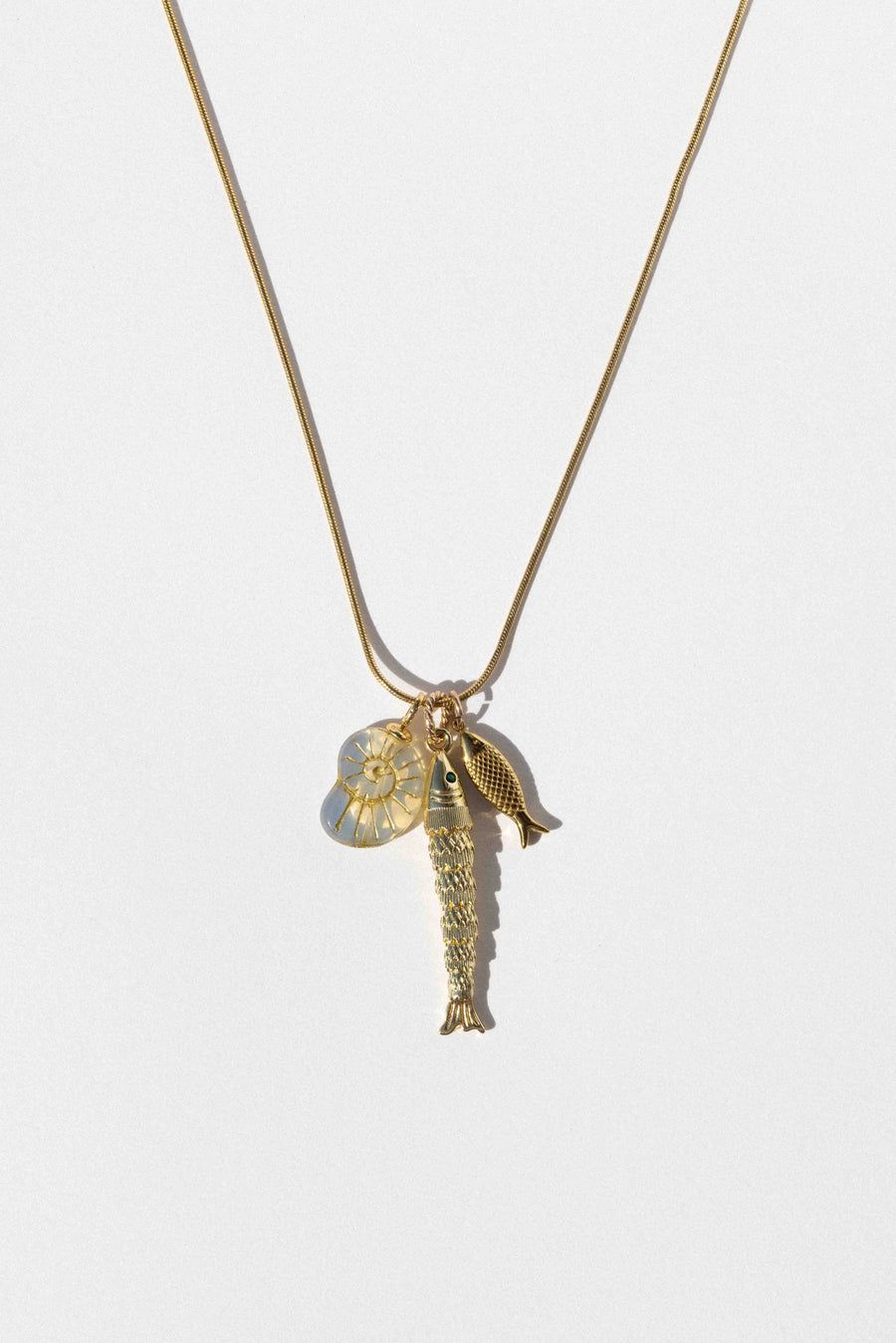 Donna Italiana Jewelry Gold / 20 Inches Tide Whisper Charm Necklace