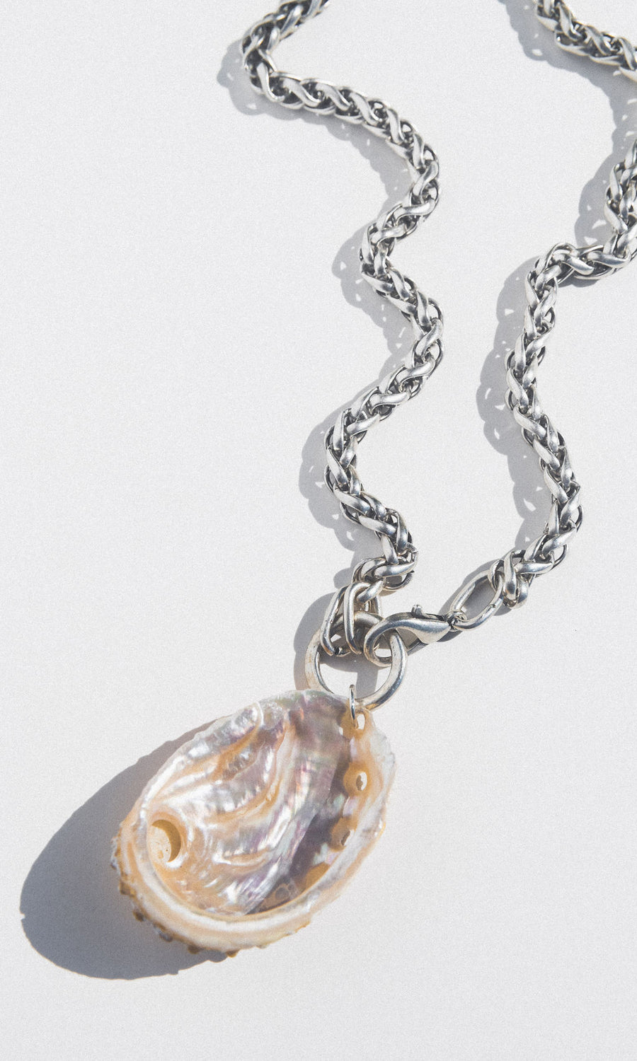 Chanour Jewelry Silver / 20 inches Tidebreaker Abalone Necklace