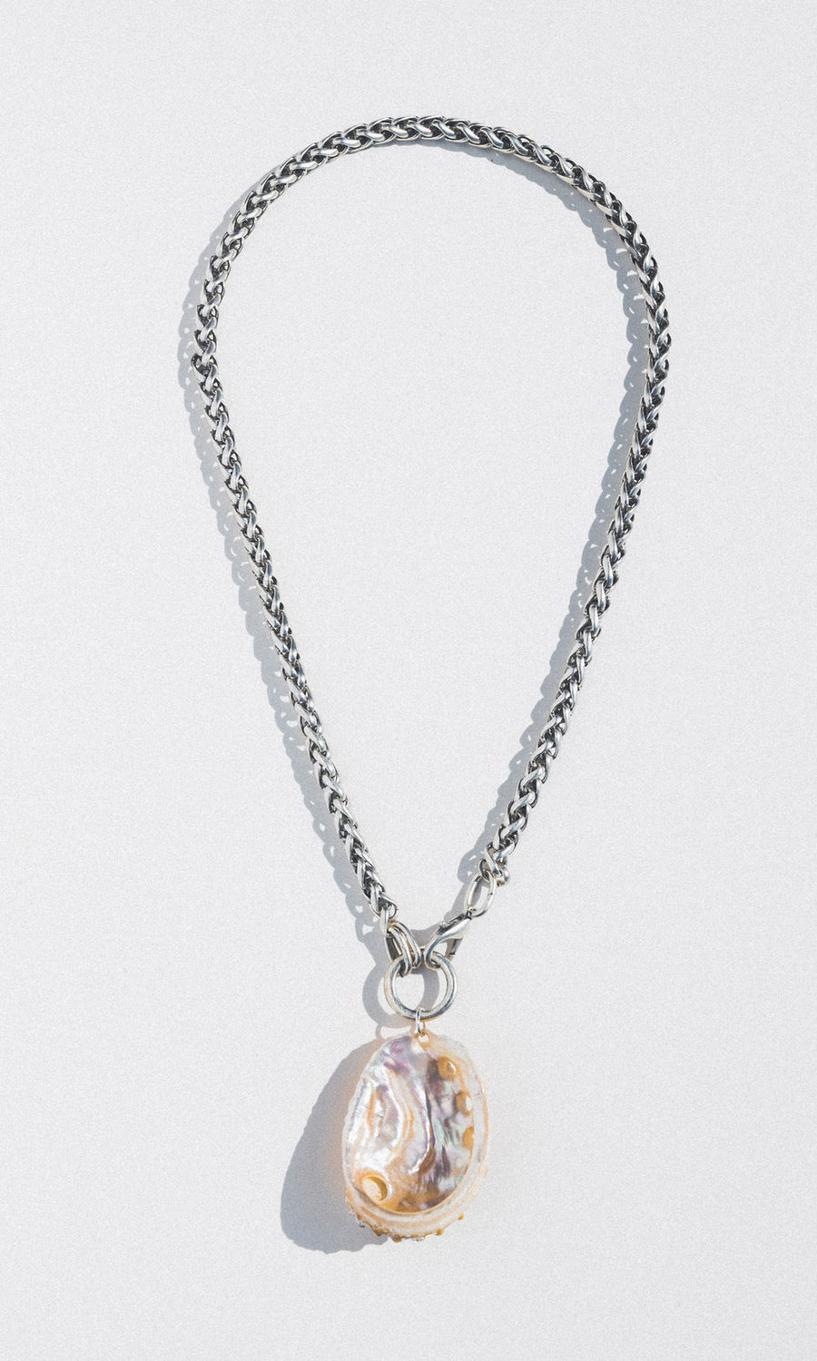 Chanour Jewelry Silver / 20 inches Tidebreaker Abalone Necklace