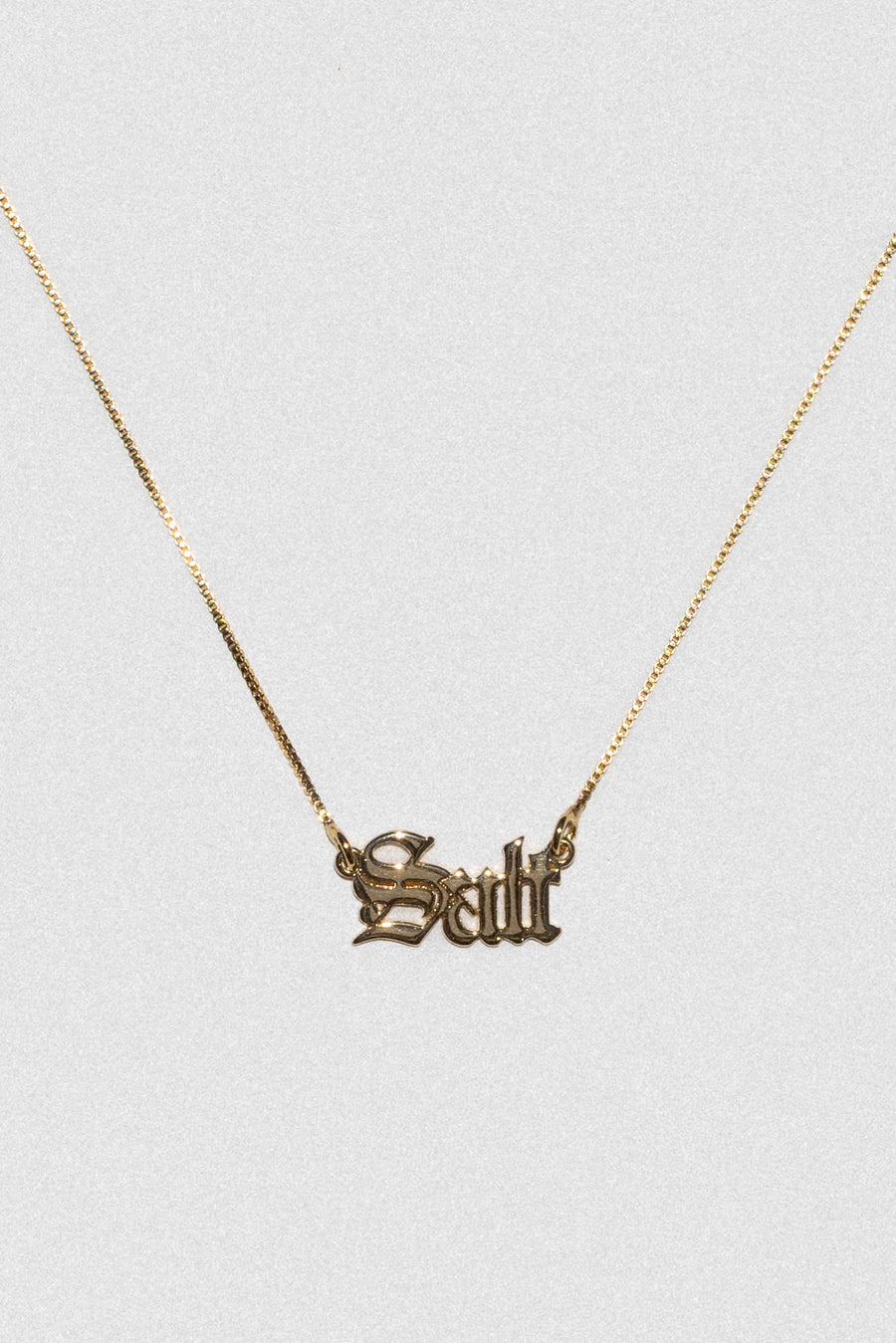 The Goth Booth Jewelry Twin Flame Necklace .:. Gold