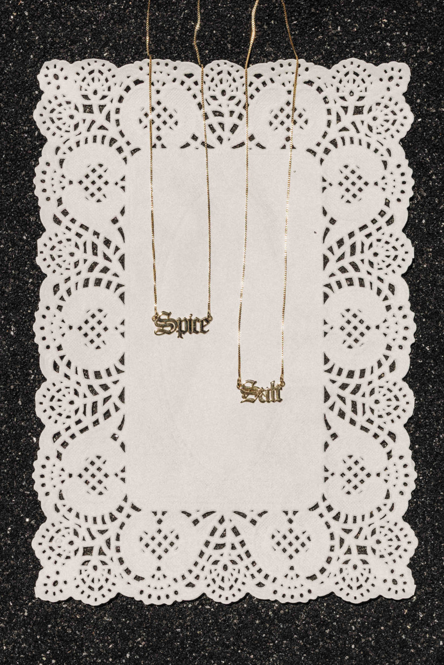 The Goth Booth Jewelry Twin Flame Necklace .:. Gold
