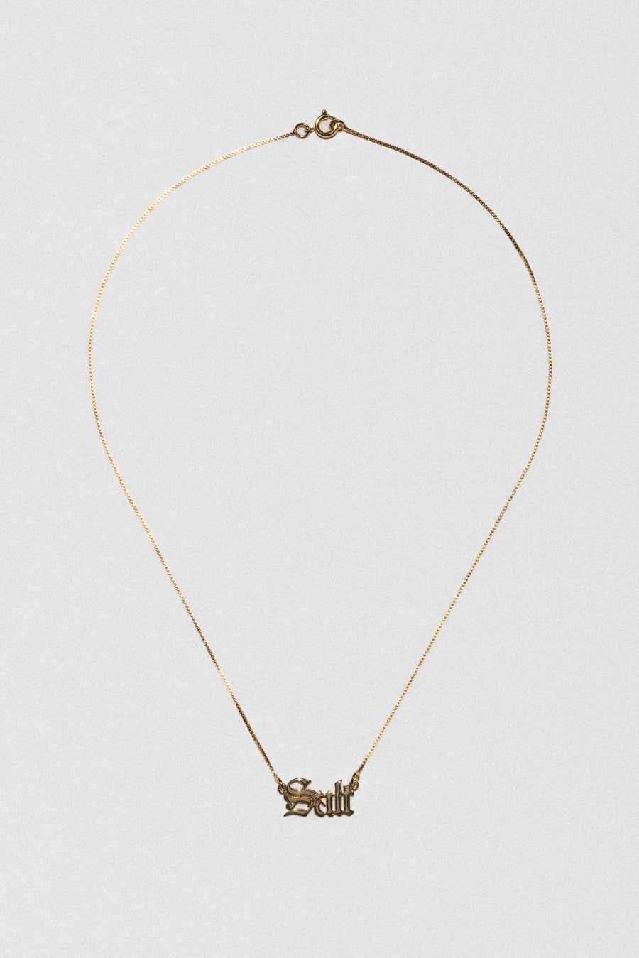 The Goth Booth Jewelry Twin Flame Necklace .:. Gold