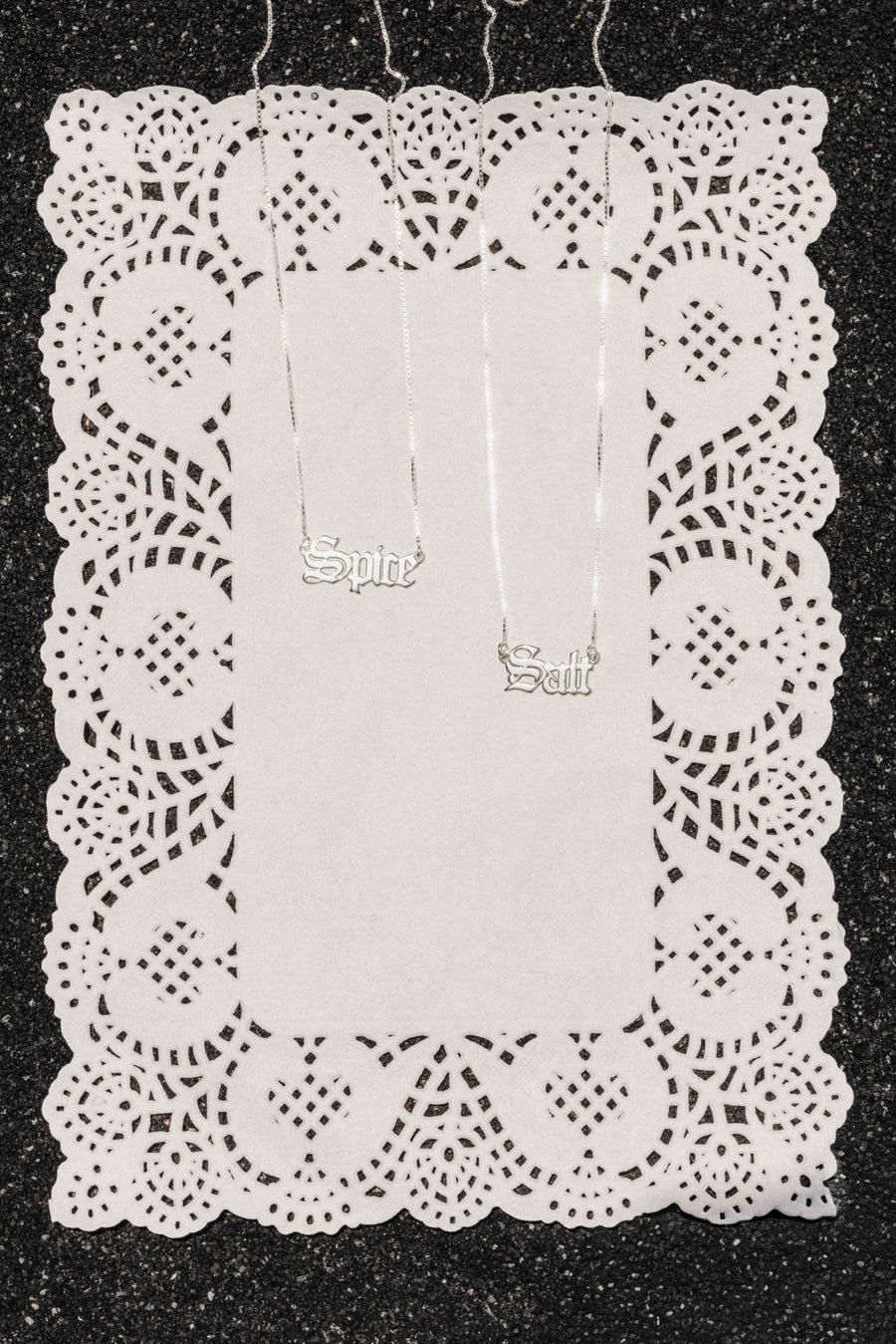 The Goth Booth Jewelry Twin Flame Necklace .:. Silver