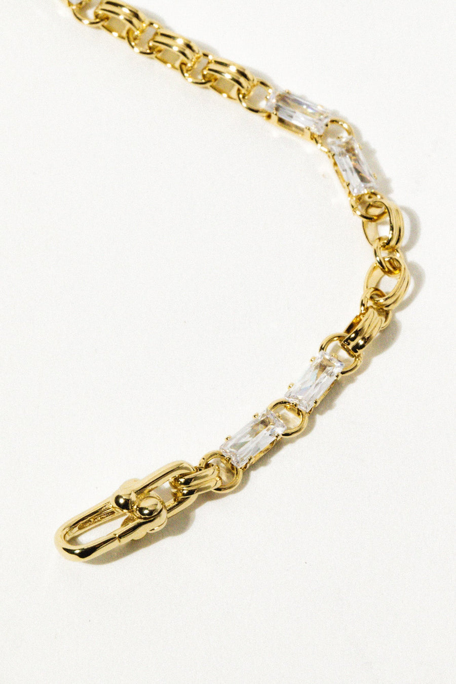 Child of Wild Jewelry Gold Twisted Cosmos CZ Bracelet