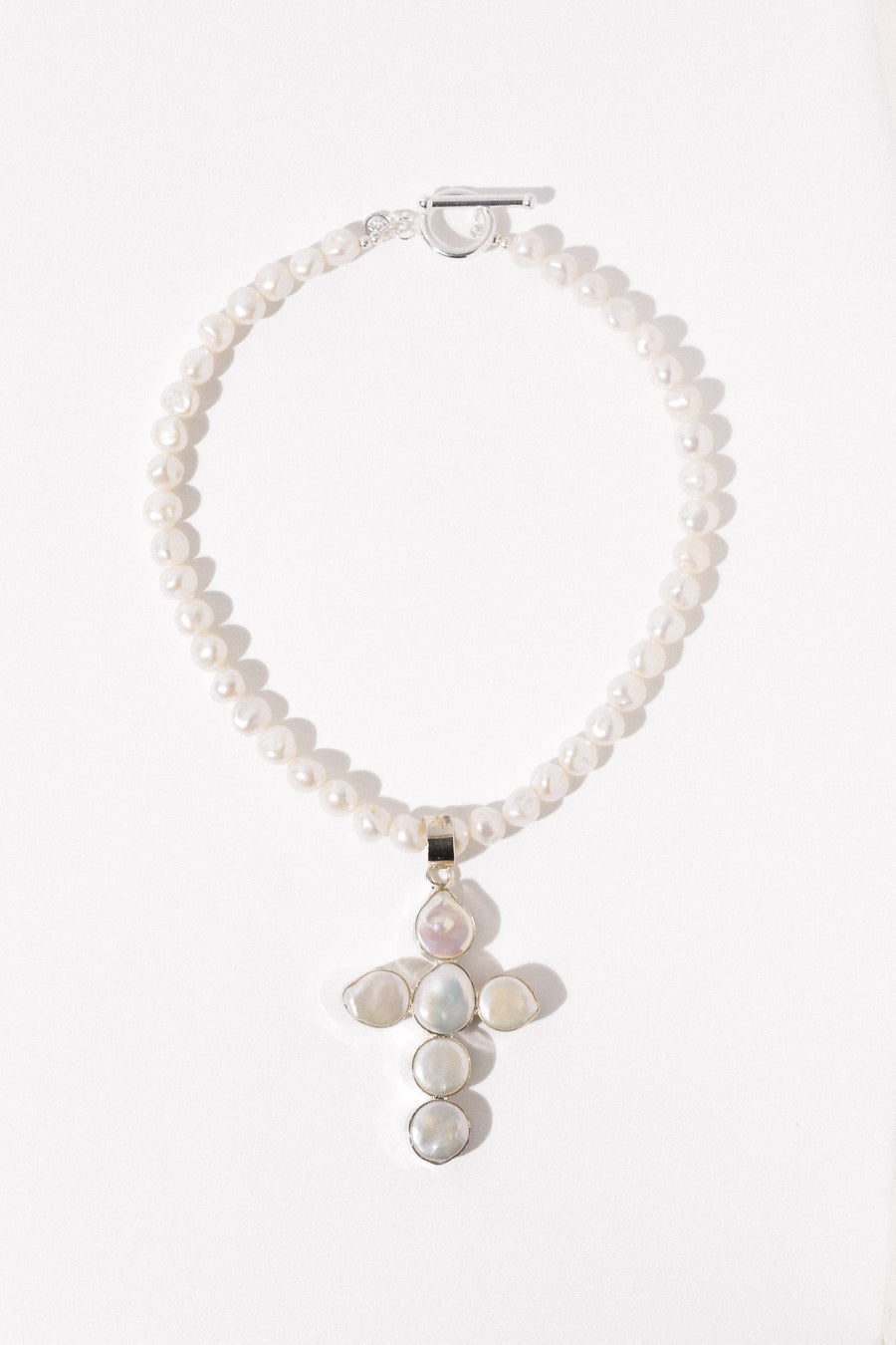 Dona Italia Jewelry Gold Ursula Pearl Necklace