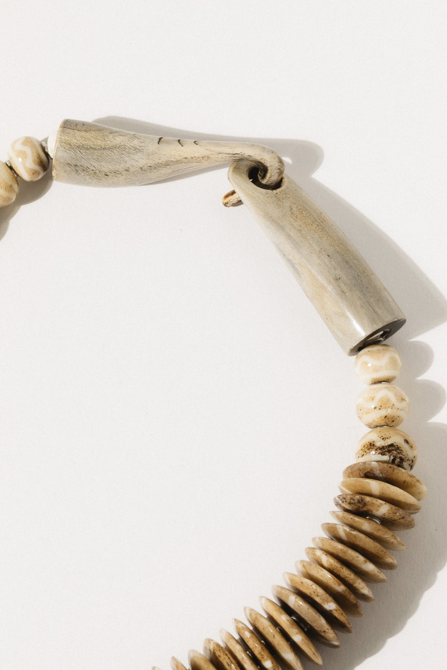 Modern Tibet Jewelry Water Buffalo Bone Necklace