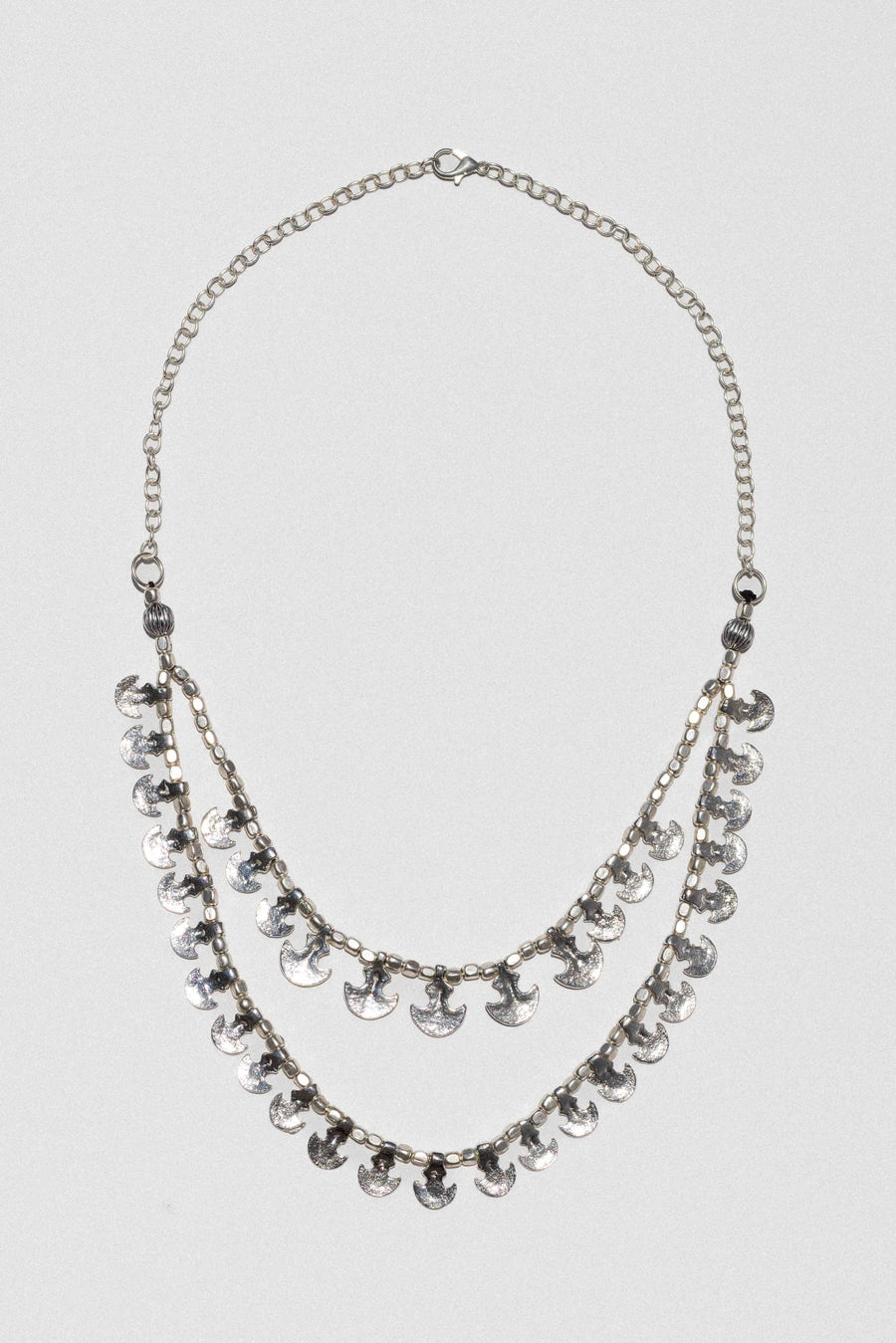 Modern Tibet Jewelry Silver / 16 Inches Zaya Tibetan Necklace