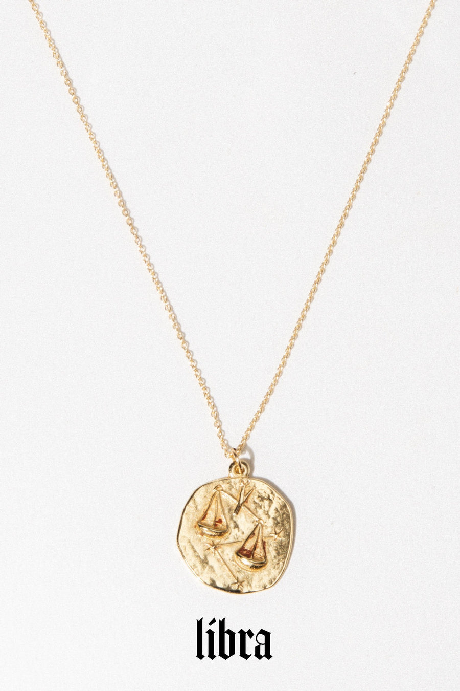 Studio Grun Jewelry Libra / Gold / 20 inches Zodiac Necklace