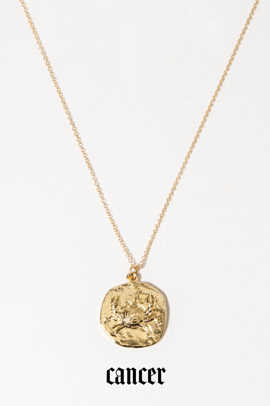 Studio Grun Jewelry Cancer / Gold / 20 inches Zodiac Necklace