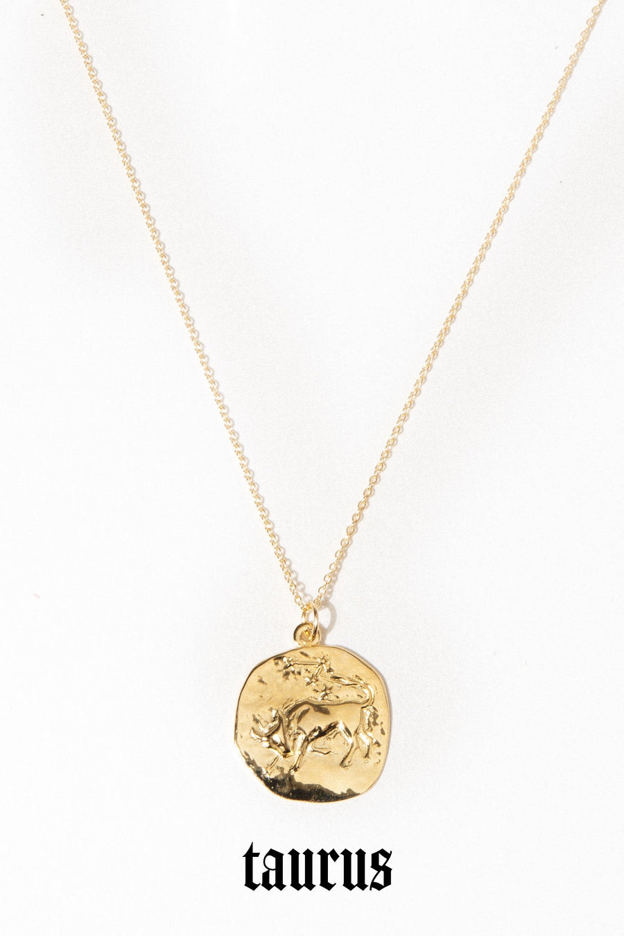 Studio Grun Jewelry Taurus / Gold / 20 inches Zodiac Necklace