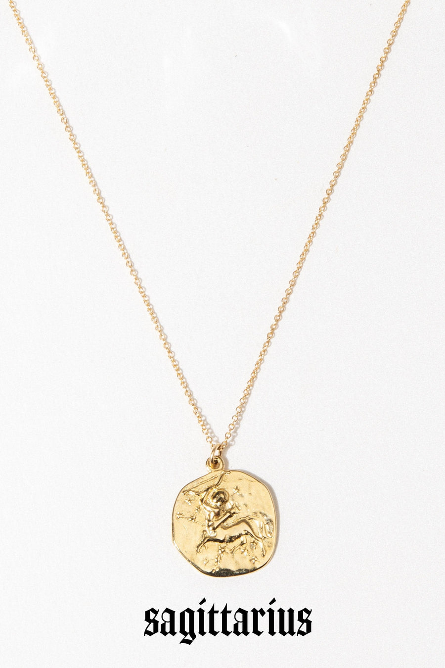 Studio Grun Jewelry Sagittarius / Gold / 20 inches Zodiac Necklace
