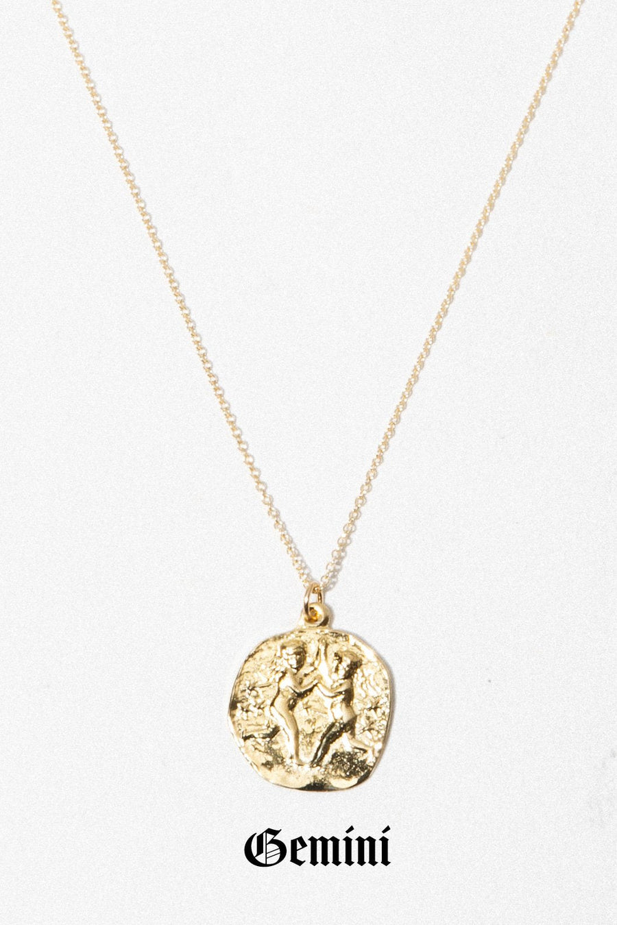 Studio Grun Jewelry Gemini / Gold / 20 inches Zodiac Necklace
