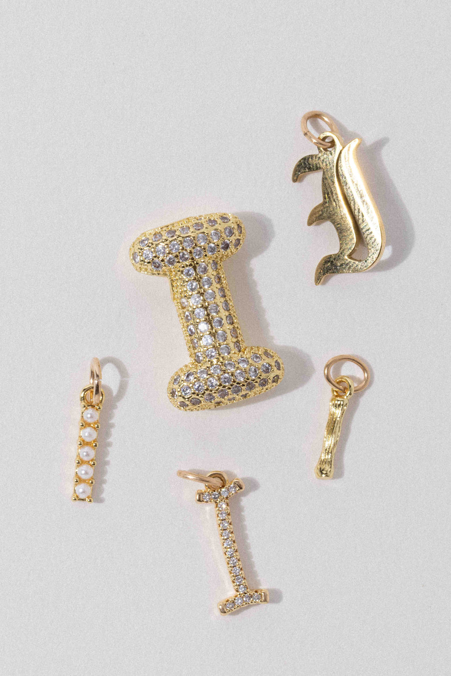 Child of Wild I Letter Charm - Old English