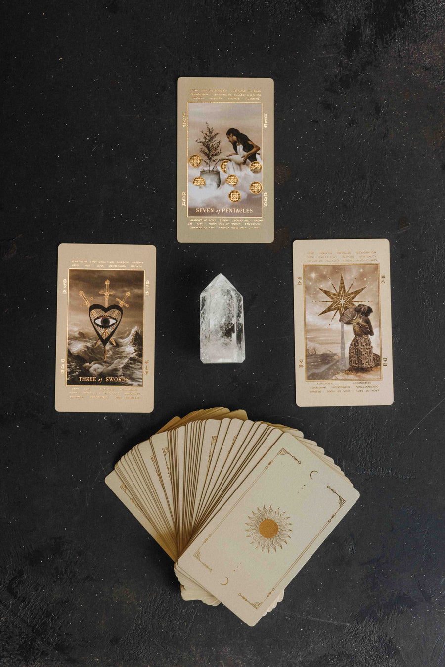 ST SOLEIL Beige / FINAL SALE Lucid Dreams Beginners Tarot Deck