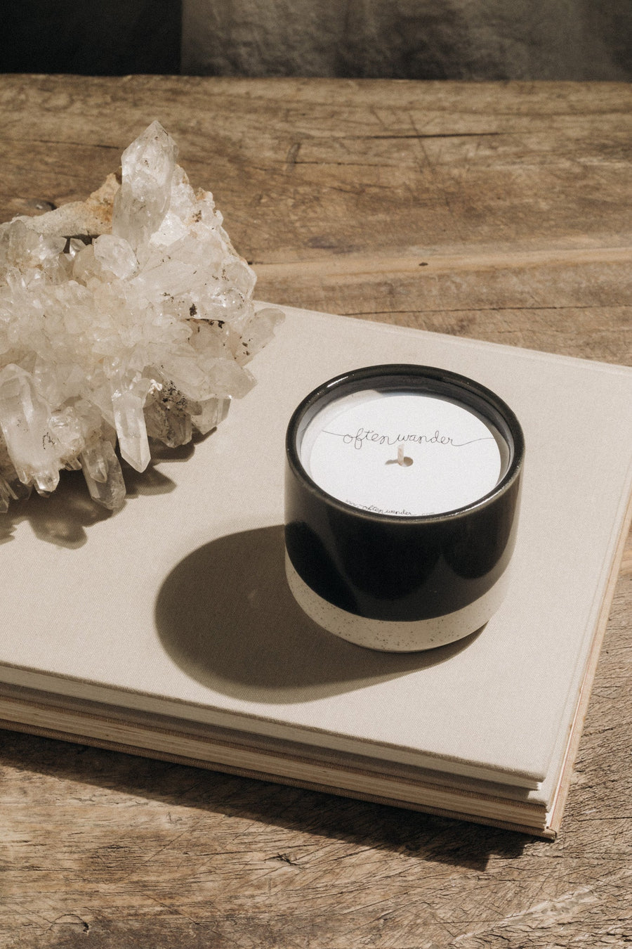 Often Wander Objects FINAL SALE Aesthetic Candle — Cedar Saffron