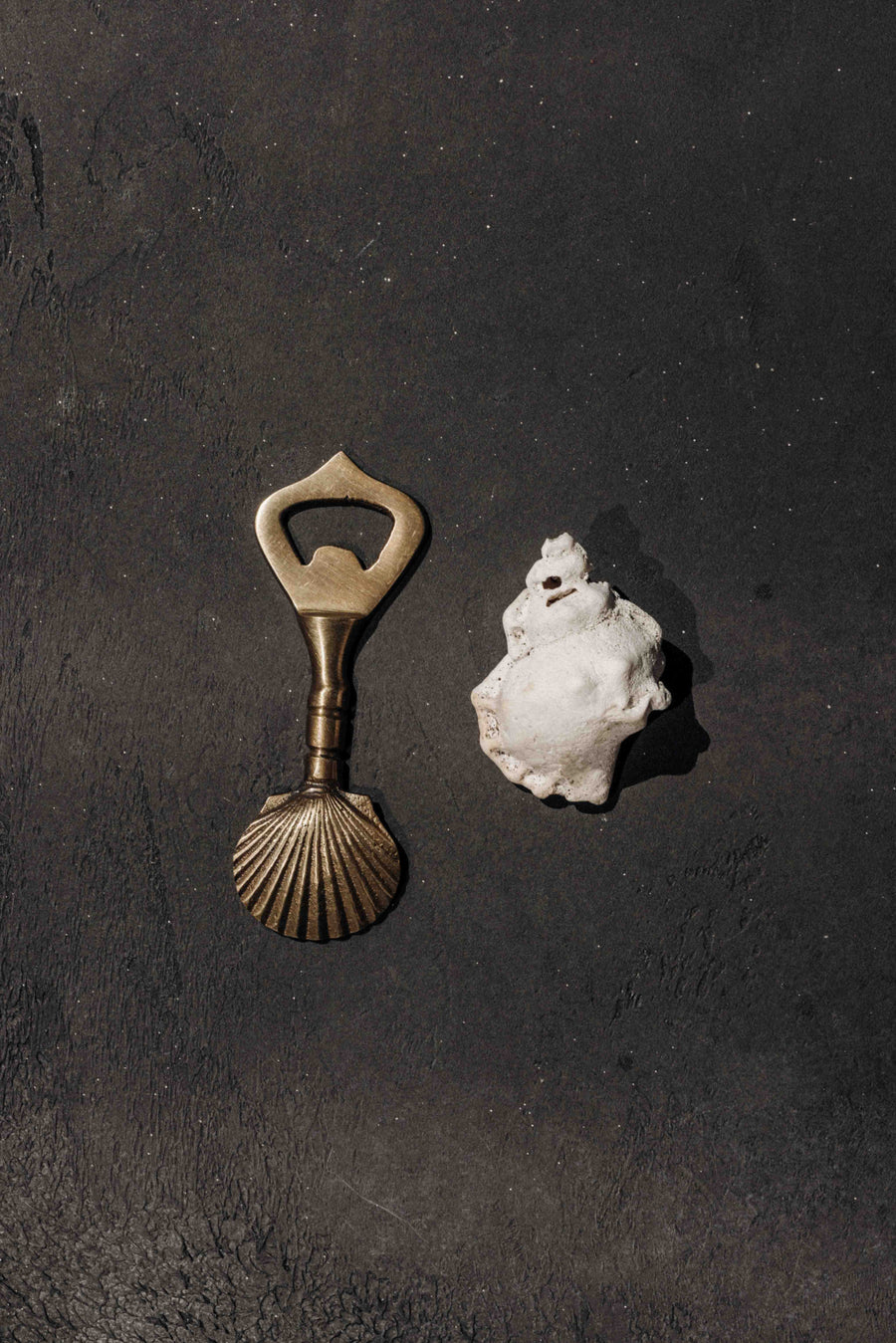 Madison Bay Co. - Historical Home Decor Reproductions Objects Antiqued Brass Shell Bottle Opener