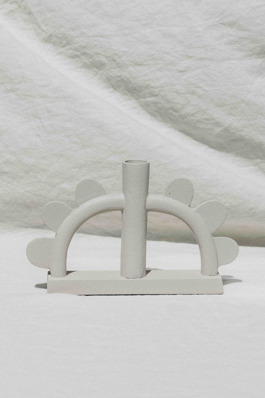 Bloomingville Objects White / FINAL SALE Arc Scalloped Taper Candleholder