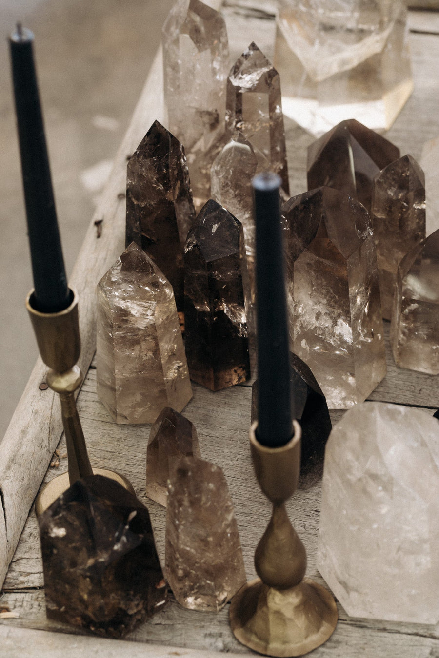 Gomes Objects Celestial Clear Quartz Towers