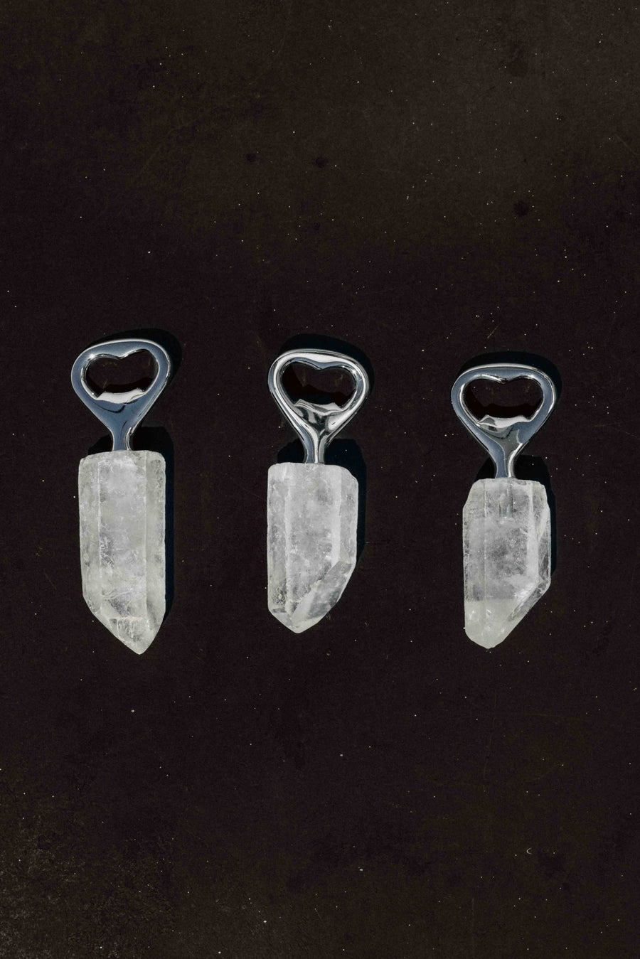 Western Woods Inc Objects Quartz / FINAL SALE Celestine Crystal Quartz Bottle Opener