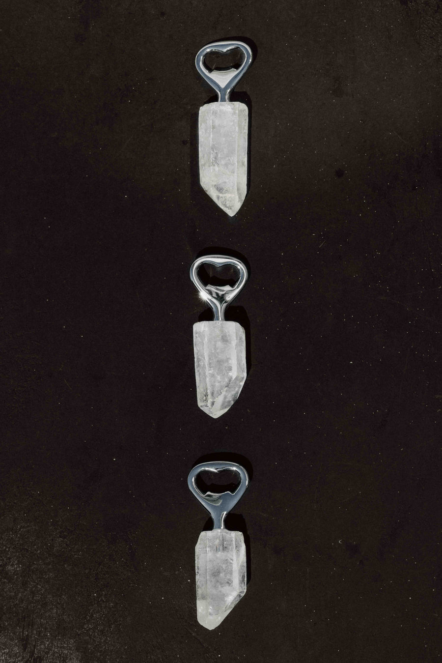 Western Woods Inc Objects Quartz / FINAL SALE Celestine Crystal Quartz Bottle Opener