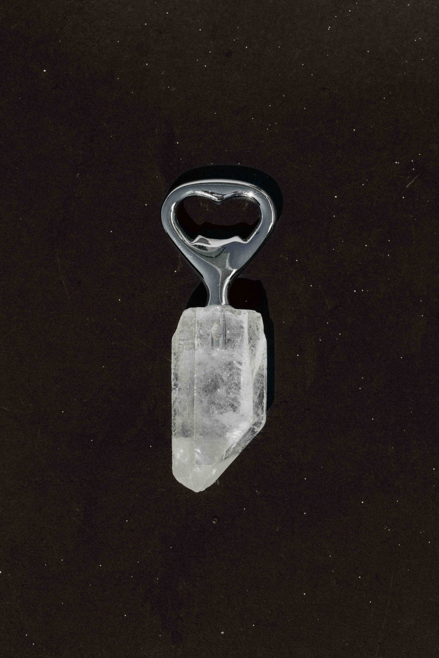 Western Woods Inc Objects Quartz / FINAL SALE Celestine Crystal Quartz Bottle Opener