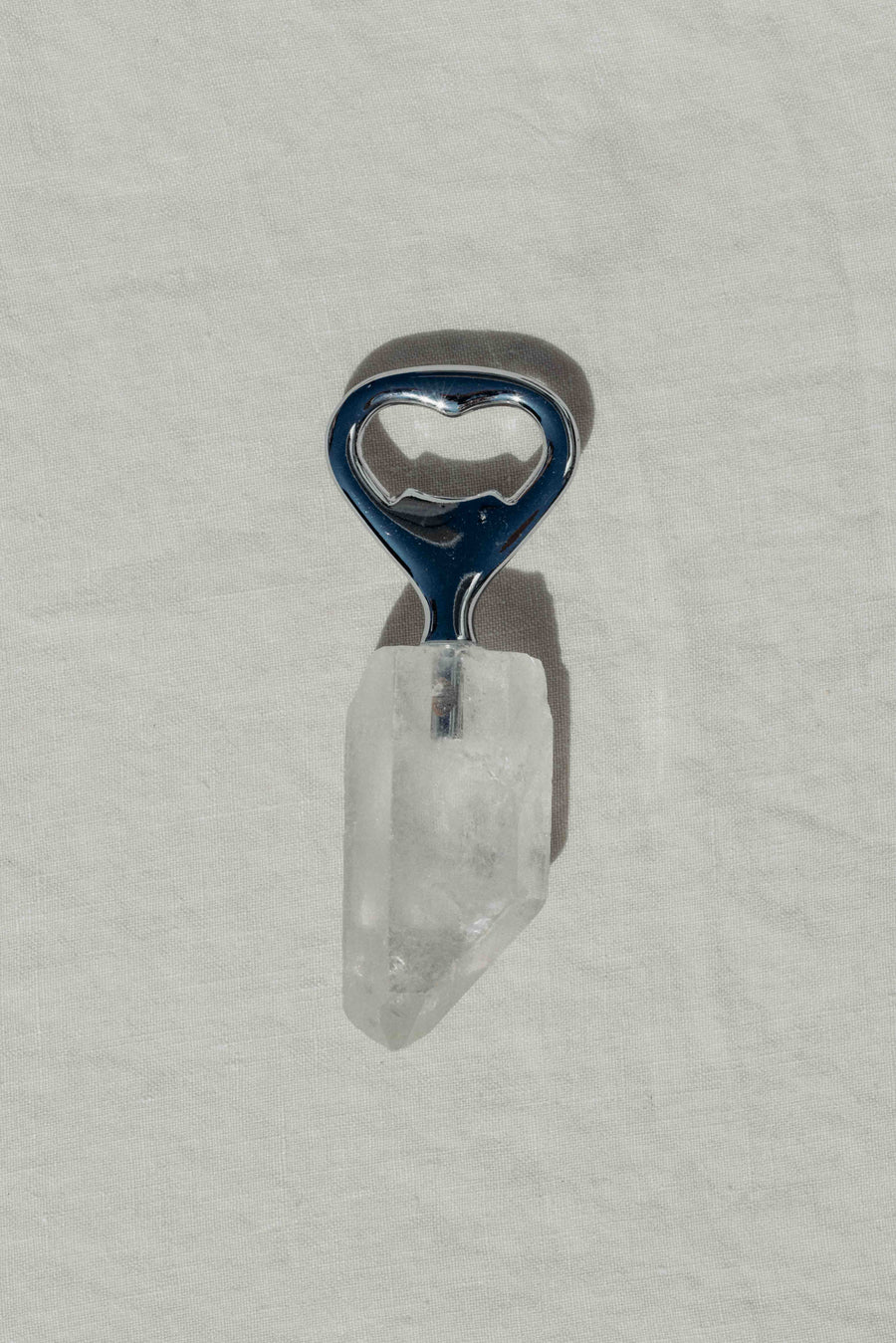 Western Woods Inc Objects Quartz / FINAL SALE Celestine Crystal Quartz Bottle Opener
