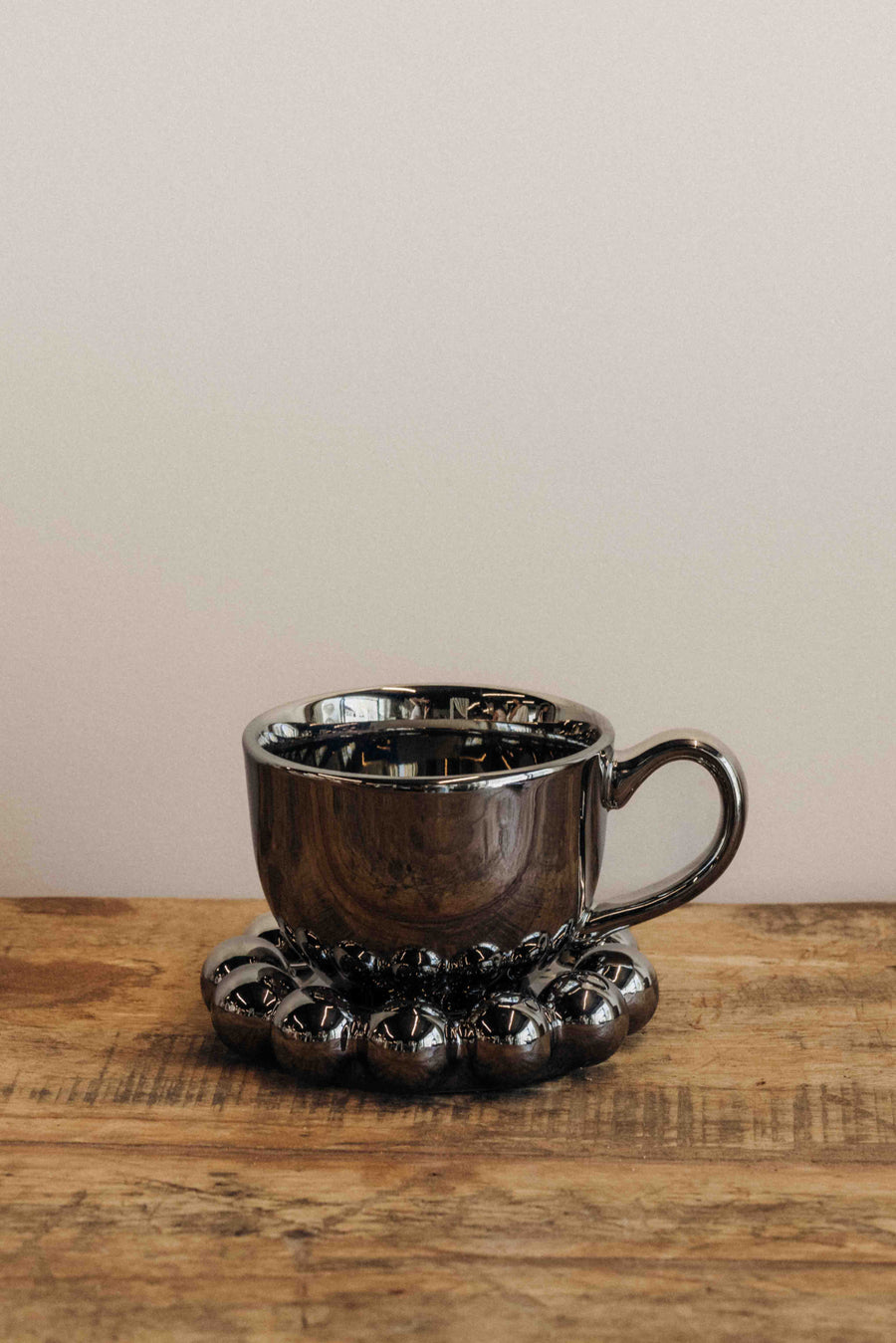 Bloomingville Objects Chrome / FINAL SALE City Limits Chrome Mug and Coaster Set