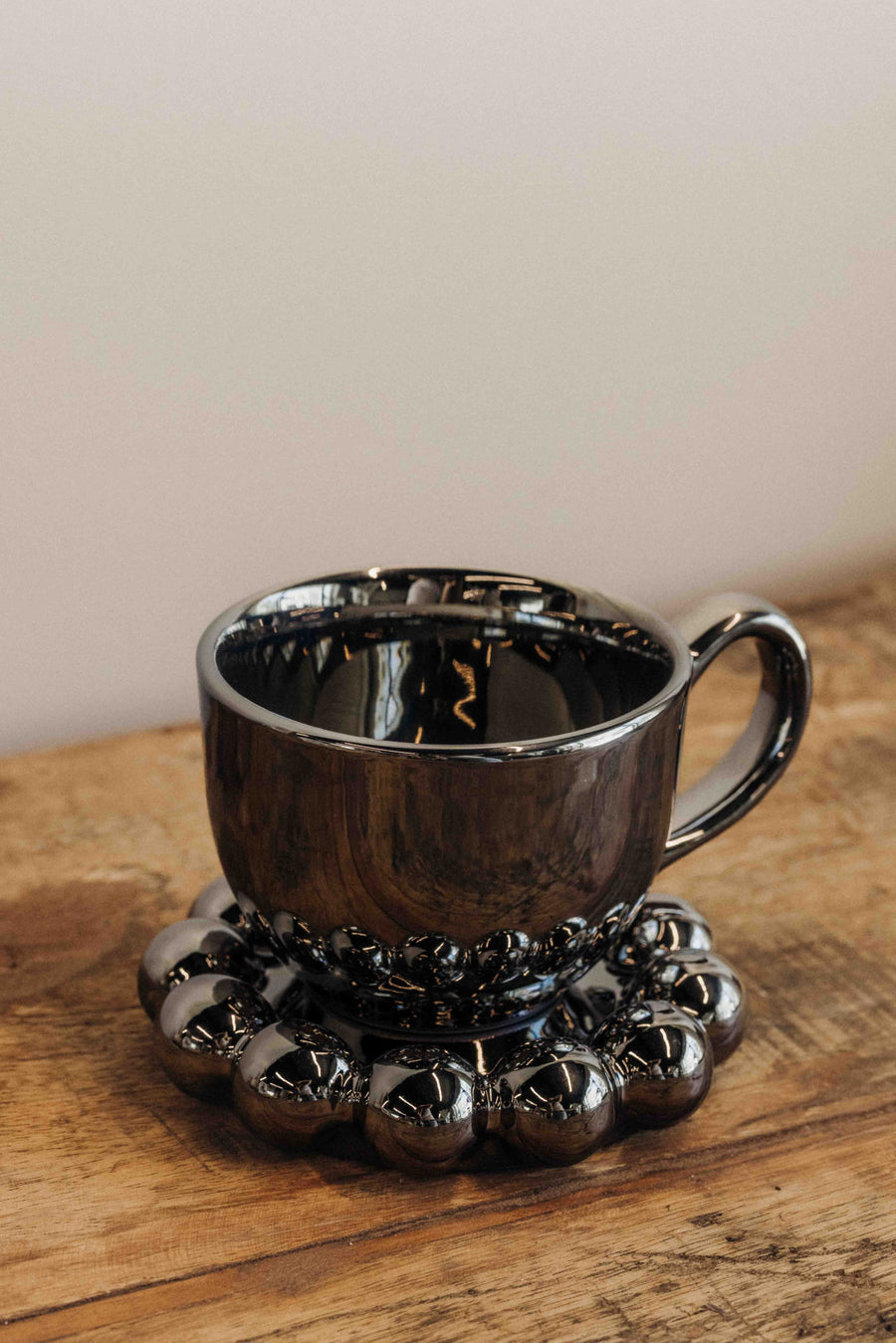 Bloomingville Objects Chrome / FINAL SALE City Limits Chrome Mug and Coaster Set