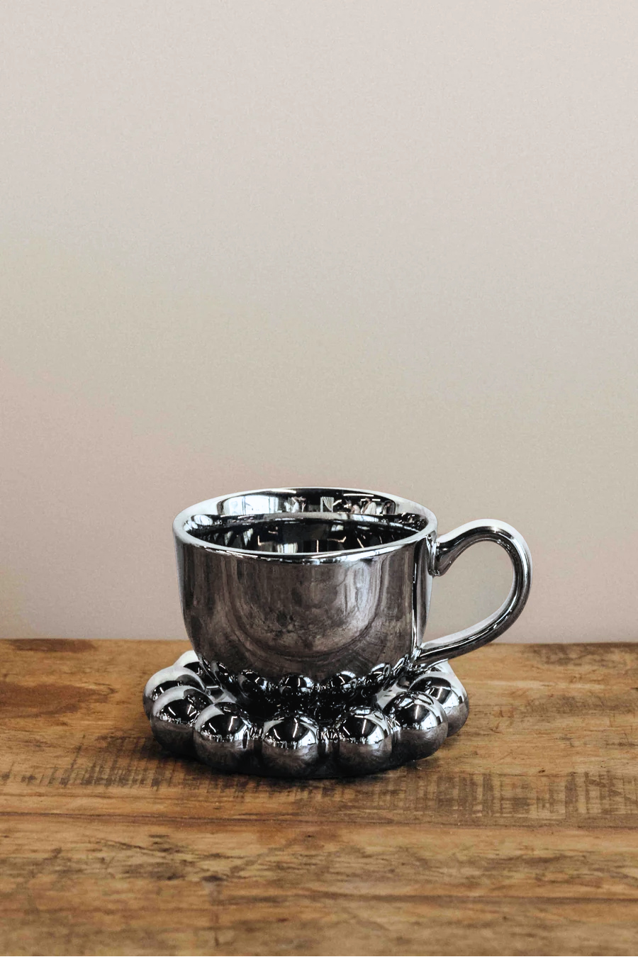 Bloomingville Objects Chrome / FINAL SALE City Limits Chrome Mug and Coaster Set