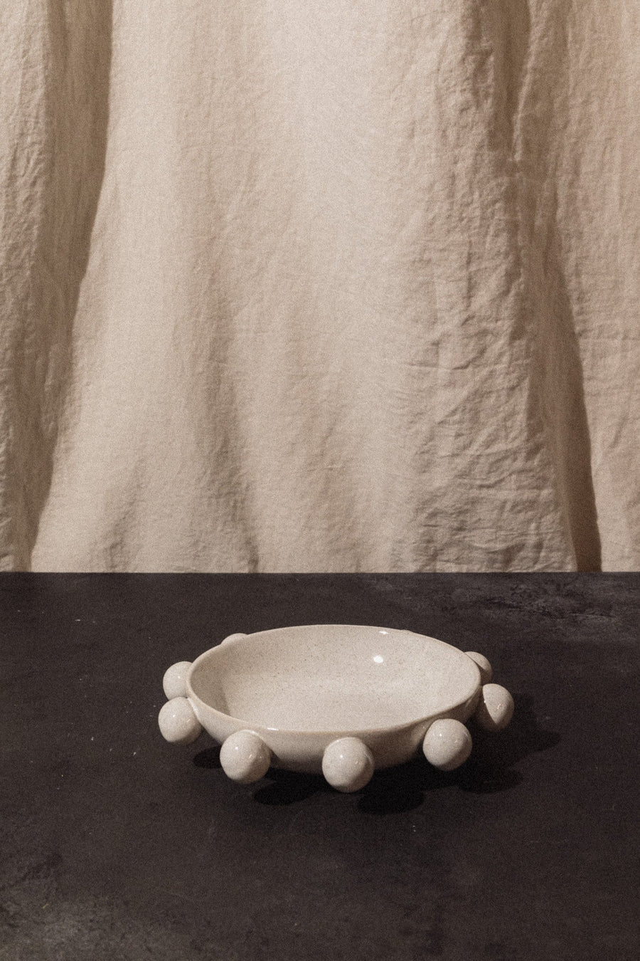 Bloomingville Objects Grey / FINAL SALE Dotted Stoneware Bowl