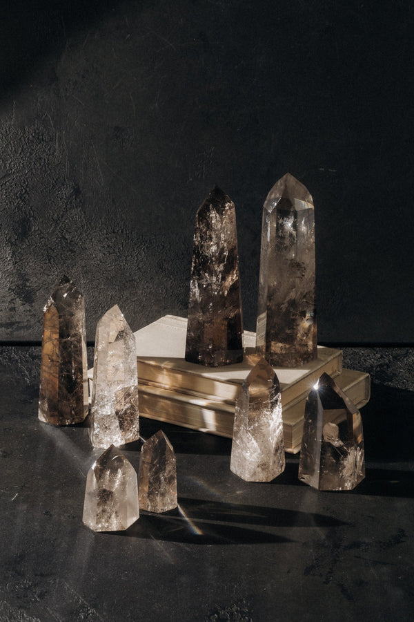 Earth Connection Smoky Quartz Towers