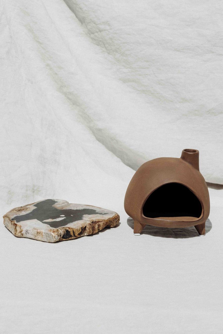 Bloomingville Objects Terracotta / FINAL SALE Ember Stoneware Incense Adobe