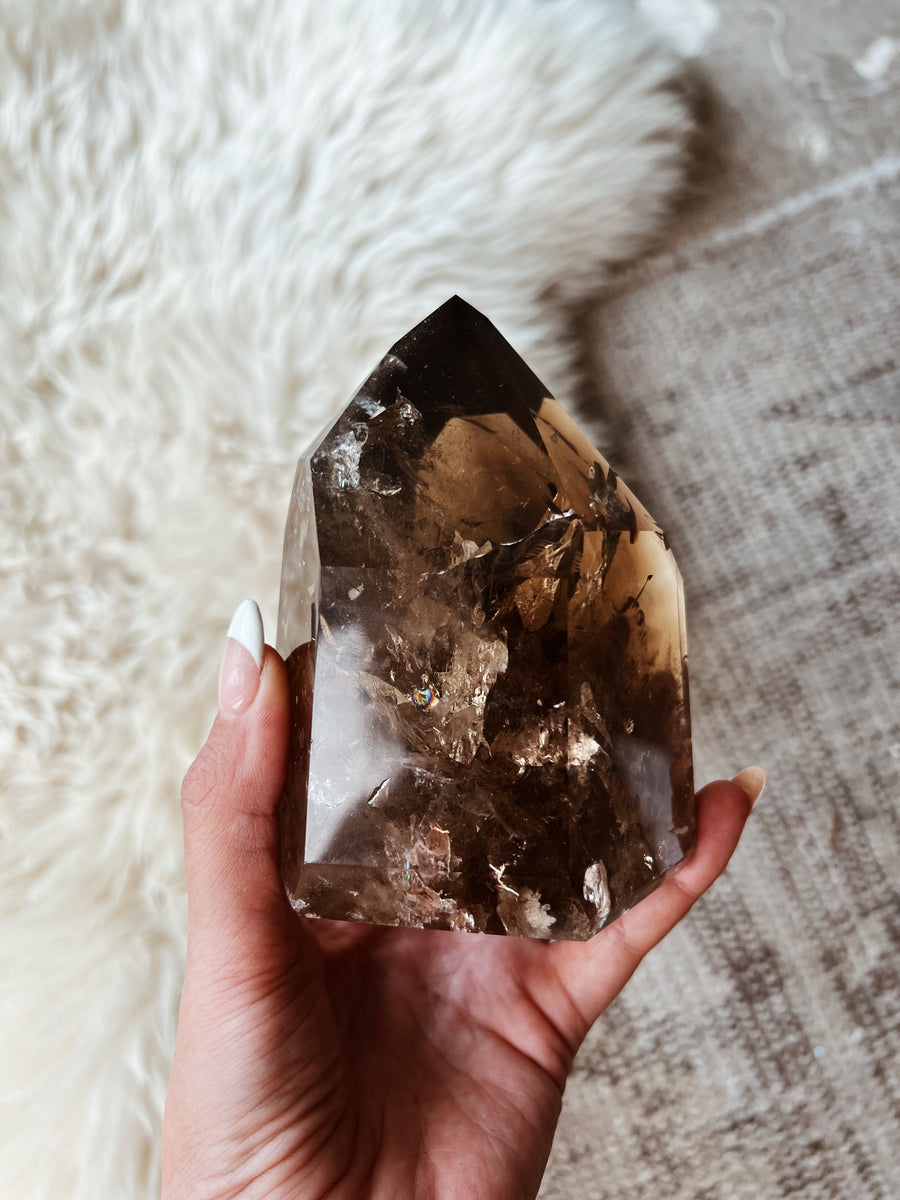 Gomes Objects High Vibrations Smoky Quartz Points - Wide