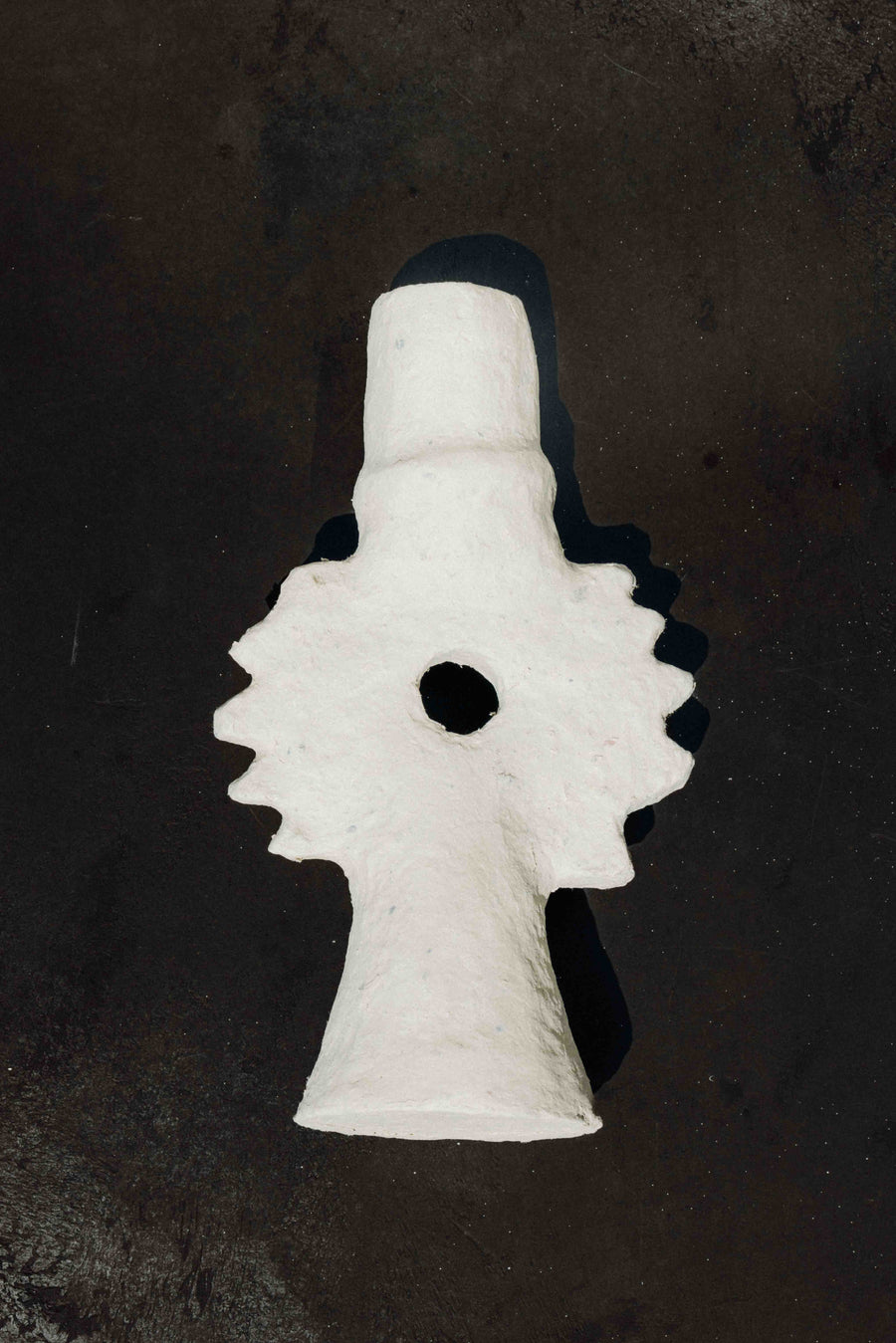 Bloomingville Objects Mineral / FINAL SALE Horizons Handmade Paper Mâché Taper Holder