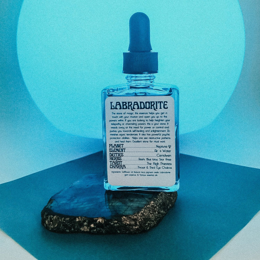 Moon Nectar Objects Labradorite / FINAL SALE Labradorite Ritual Gem Essence