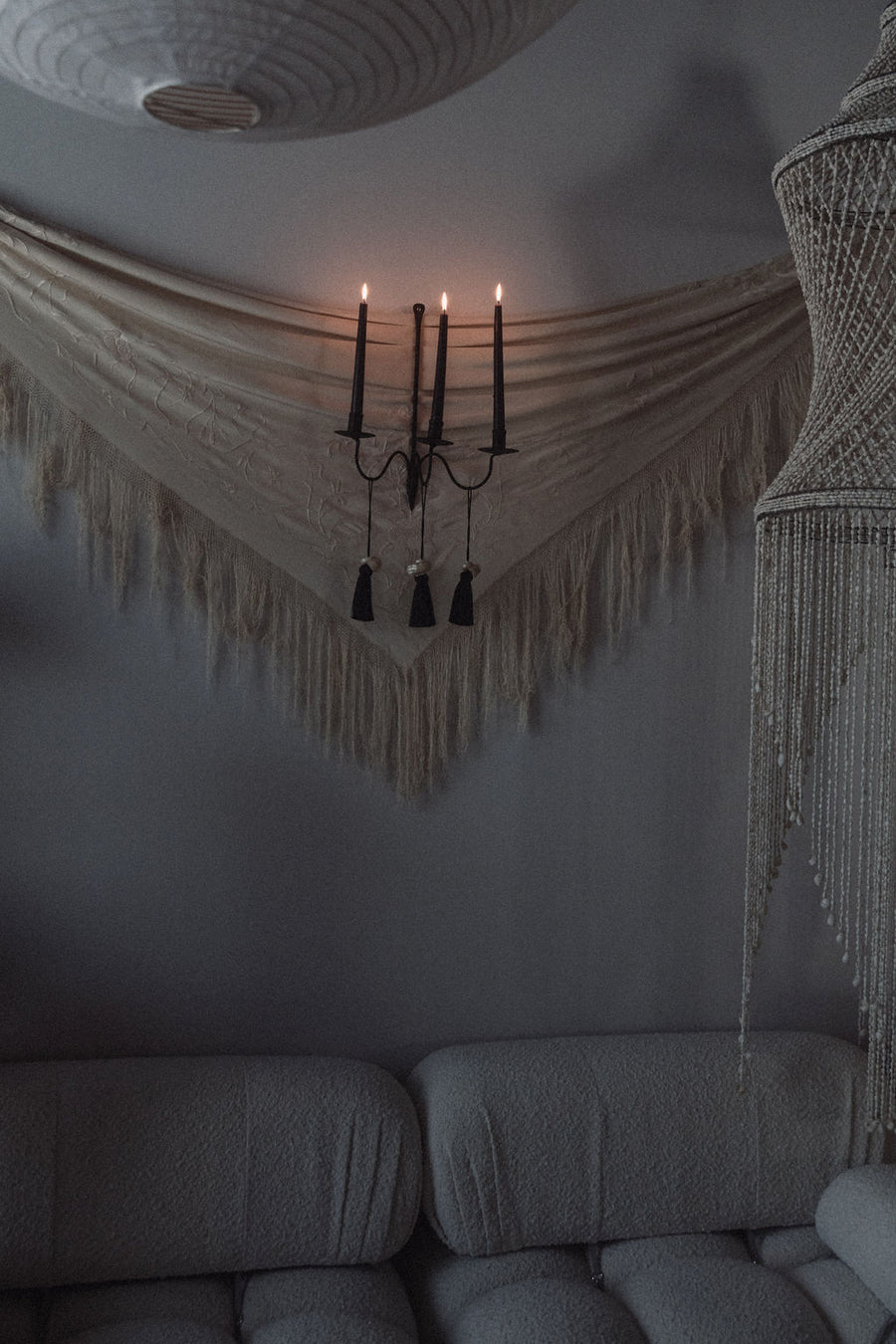 Madison Bay Co. - Distinctive Historical Home Décor & Gifts Objects Black / FINAL SALE Medieval Tide Tassel Sconce