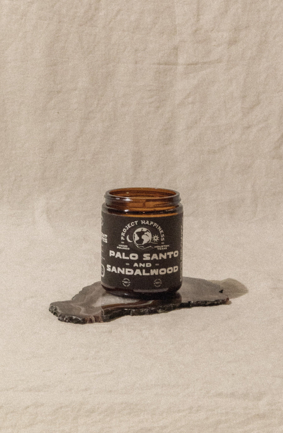 Project Happiness Candle Co. Objects Project Happiness Candle .:. Palo Santo & Sandalwood
