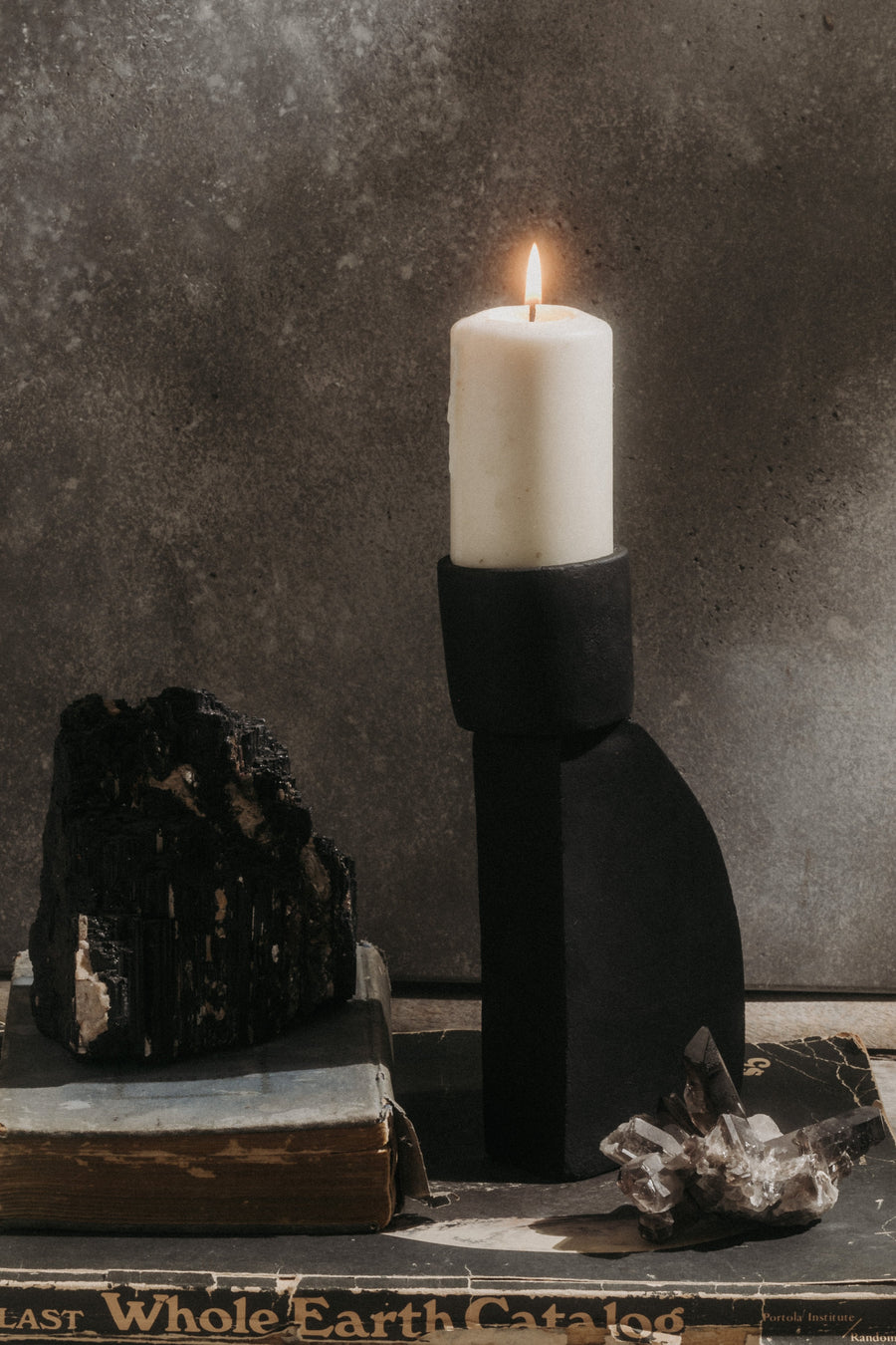 Bloomingville Objects Black / FINAL SALE Copy of Fly-By-Night Taper Candle Holder