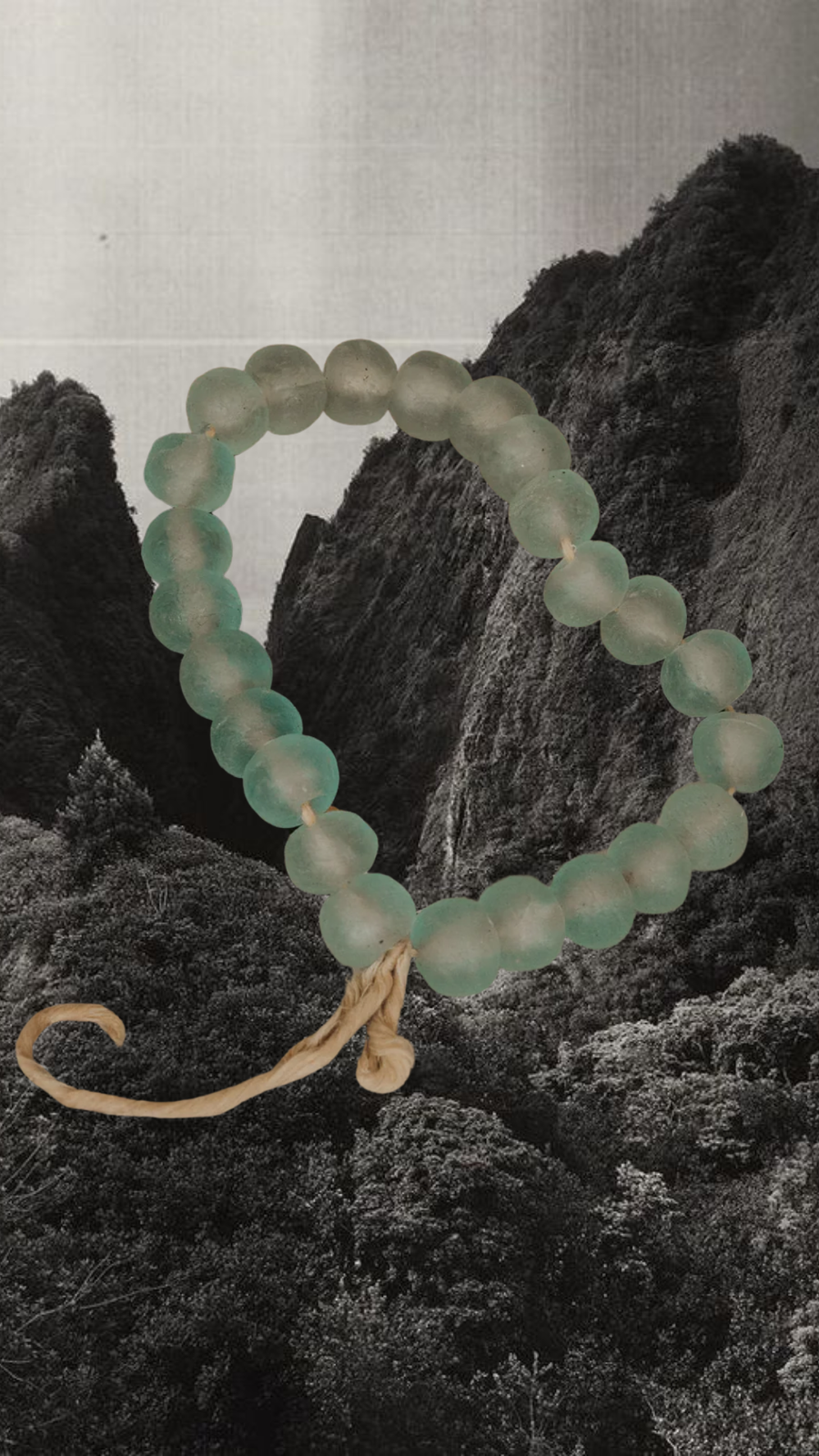 Blue Ocean Traders Objects Blue / FINAL SALE Sarki African Recycled Glass Beads