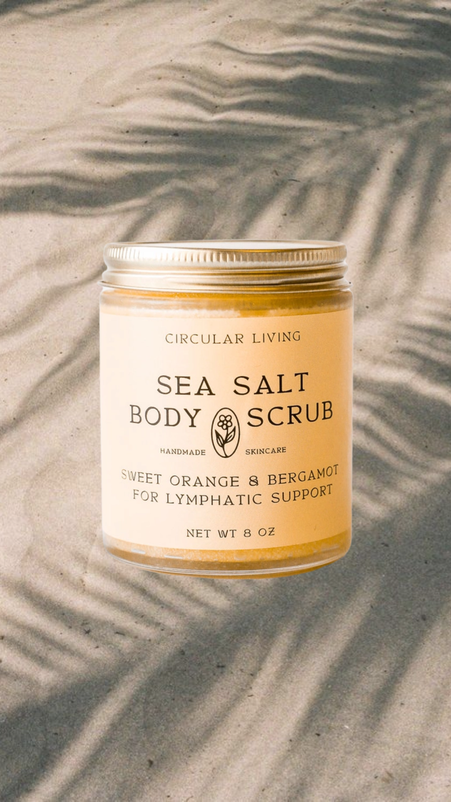 Circular Living Objects Sweet Orange & Bergamot / FINAL SALE Sea Salt Body Scrub