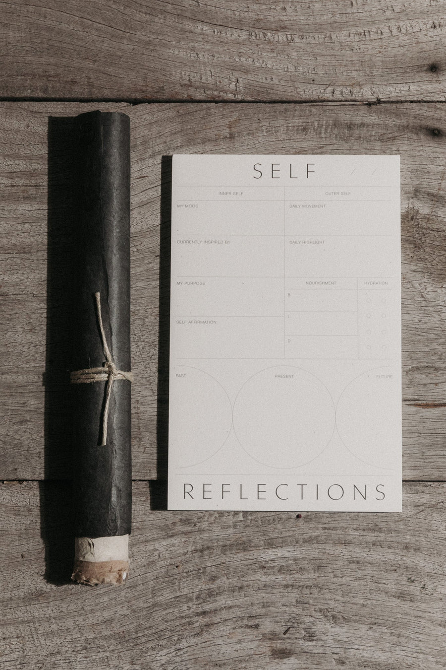 Wilde House Paper Objects White / FINAL SALE Self Reflections Pad