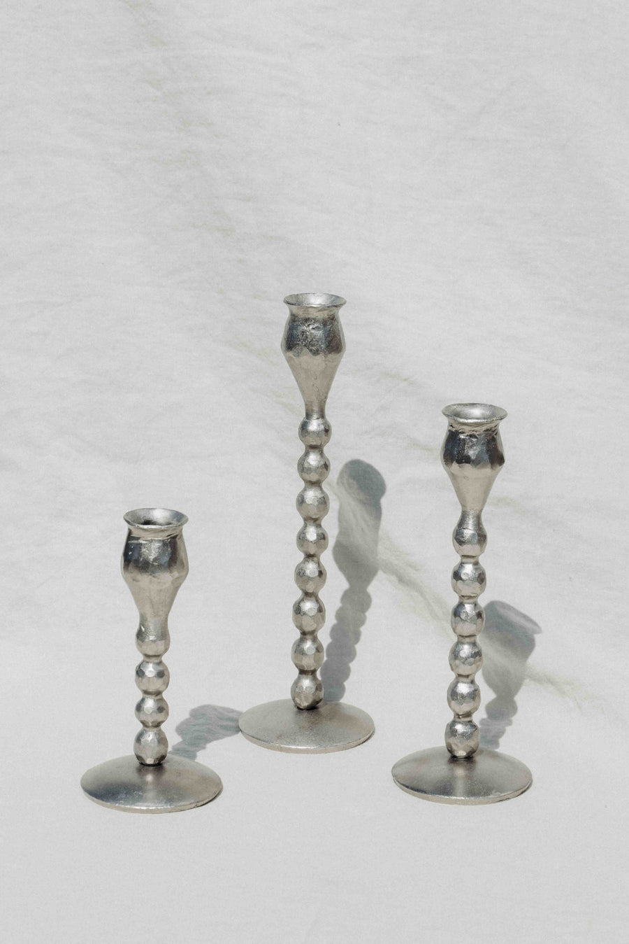 Bloomingville Objects Silver / FINAL SALE Silver Drift Candleholder Set